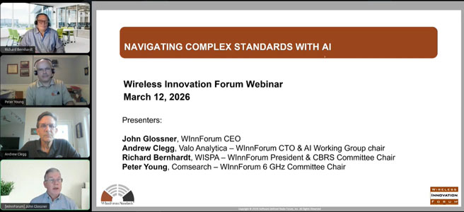WInnForum Navigating Complex Standards with AI Webinar