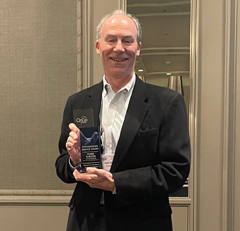 Mark Gibson wins OnGo Alliance Award