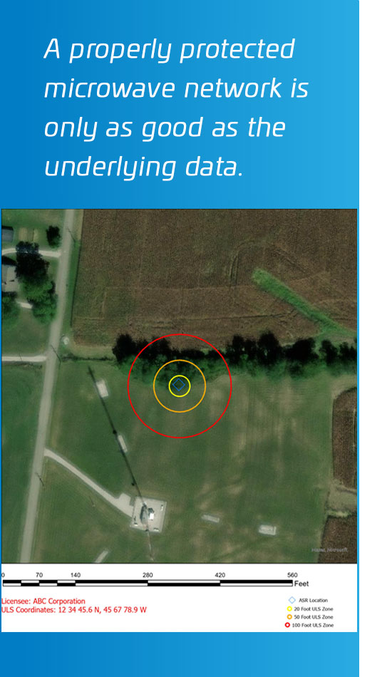 Comsearch will analyze licensed data using all available sources including the ULS, the Comsearch database, and a variety of GIS tools to identify potential errors in coordinates and AMSL.